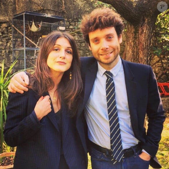 Photo : Agathe Lambret et son compagnon Benjamin Duhamel - Purepeople