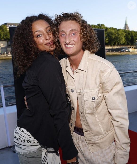 Exclusif - Joalukas Noah, sa soeur Eleejah lors de la soirée d'anniversaire de Joalukas Noah, fils de Yannick Noah et Isabelle Camus, pour ses 18 ans à Paris le 10 juin 2022. © Cyril Moreau / Bestimage