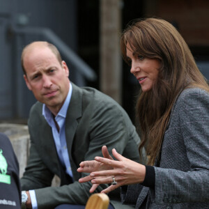 Le prince William et la princesse Kate (Middleton) de Galles en visite à l'association caritative We Are Farming Minds à Kings Pitt Farm à Hereford. Le 14 septembre 2023 