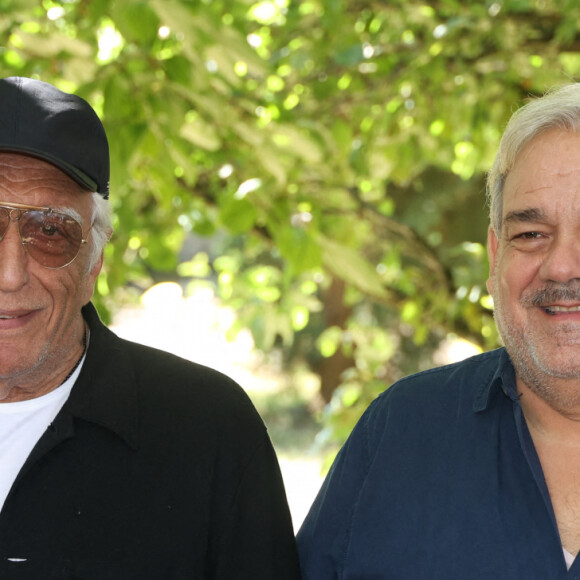 Gérard Darmon et Didier Bourdon assistent au Photocall de A l'Ancienne dans le cadre du 17ème Festival du Film d'Angoulême à Angoulême, le 28 août 2024, France. Photo par Jerome Dominé/ABACAPRESS.COM