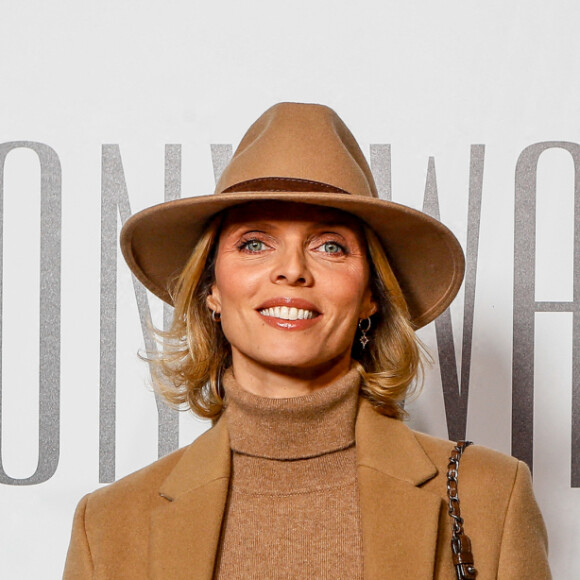 Exclusif - Sylvie Tellier au photocall du défilé Tony Ward Haute Couture Printemps/Été 2024 dans le cadre de la Fashion Week de Paris (PFW), au palais de Tokyo, à Paris, France. © Christophe Clovis/Bestimage