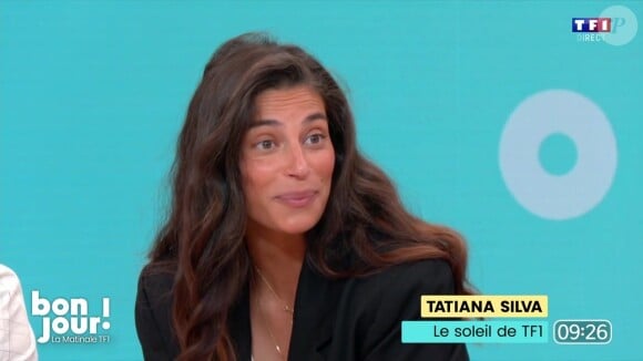 Tatiana Silva sur le plateau de "Bonjour !"