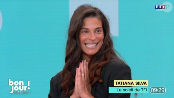 Tatiana Silva sur le plateau de "Bonjour !"