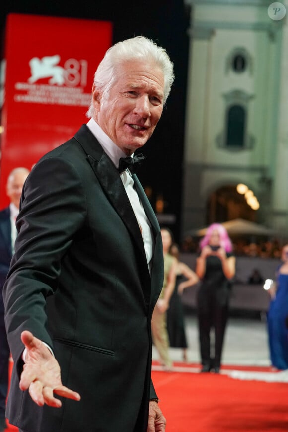 Richard Gere à la projection de "Wolfs" lors du 81ème festival international du film de Venise, la Mostra le 1er septembre 2024. © Lucia Sabatelli / Bestimage