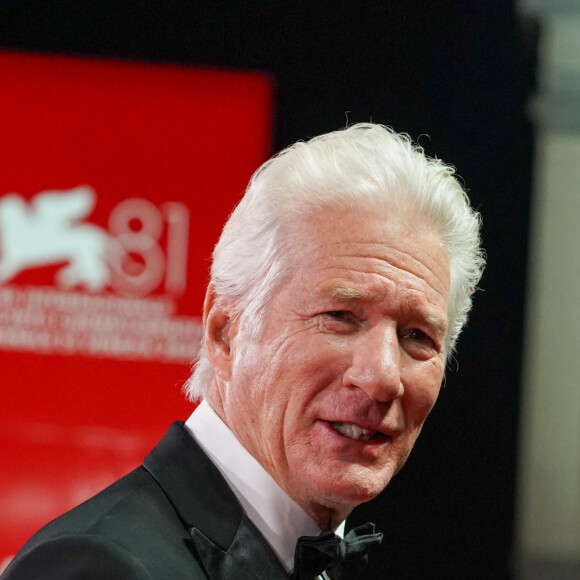 Richard Gere à la projection de "Wolfs" lors du 81ème festival international du film de Venise, la Mostra le 1er septembre 2024. © Lucia Sabatelli / Bestimage