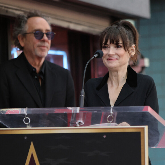 Winona Ryder à la cérémonie de remise de l'étoile Tim Burton sur le Hollywood Walk of Fame le 3 septembre 2024 à Los Angeles.
CA (Image de crédit : © Kay Blake/ZUMA Press Wire)