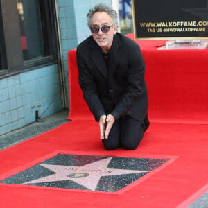 Tim Burton à la cérémonie de sa remise de l'étoile sur le Hollywood Walk of Fame le 3 septembre 2024 à Los Angeles, CA (Image de crédit : © Kay Blake/ZUMA Press Wire)