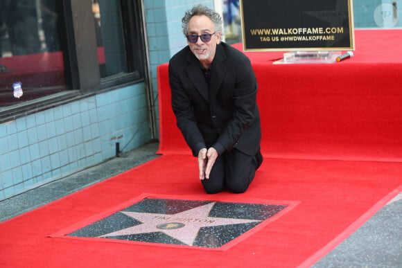 Tim Burton à la cérémonie de sa remise de l'étoile sur le Hollywood Walk of Fame le 3 septembre 2024 à Los Angeles, CA (Image de crédit : © Kay Blake/ZUMA Press Wire)