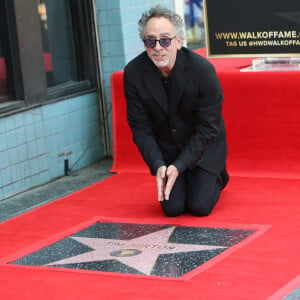 Tim Burton à la cérémonie de sa remise de l'étoile sur le Hollywood Walk of Fame le 3 septembre 2024 à Los Angeles, CA (Image de crédit : © Kay Blake/ZUMA Press Wire)