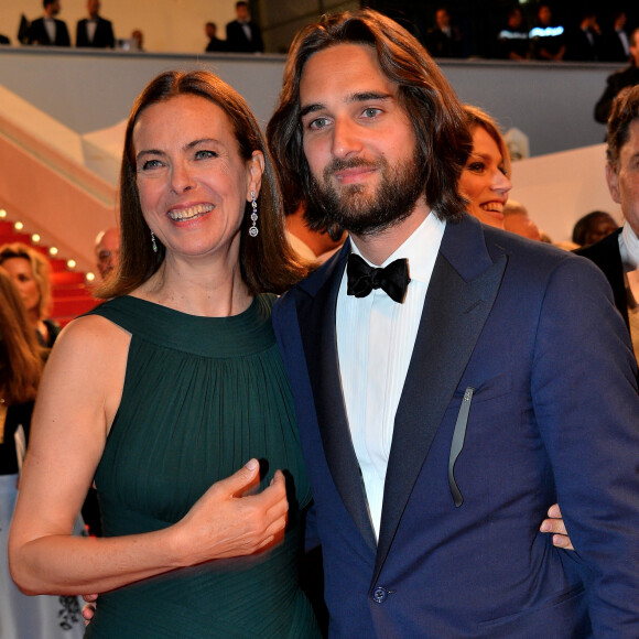 Carole Bouquet premier soutien de son fils 
Carole Bouquet et Dimitri Rassam au Palais des Festivals après la projection du film Le Petit Prince (The Little Prince) dans le cadre du 68e Festival de Cannes à Cannes, France, le 22 mai 2015. Photo par Nicolas Briquet/ABACAPRESS.COM