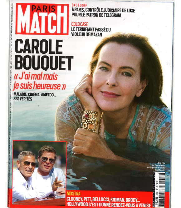 Carole Bouquet, "Paris Match".