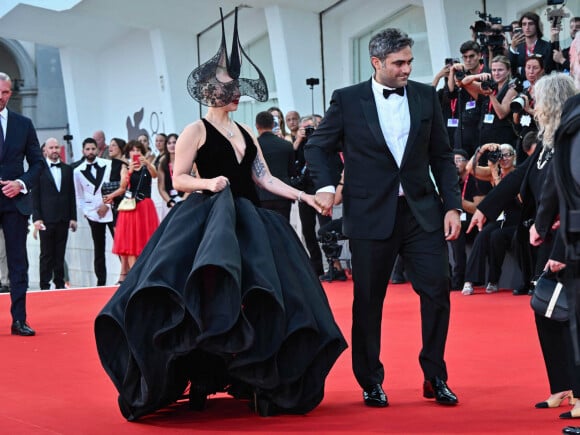 Venise, 81ème Mostra de Venise 2024 - huitième soirée. tapis rouge du film " Joker : folie à deux " Sur la photo : Lady Gaga et son petit ami Michael Polansky