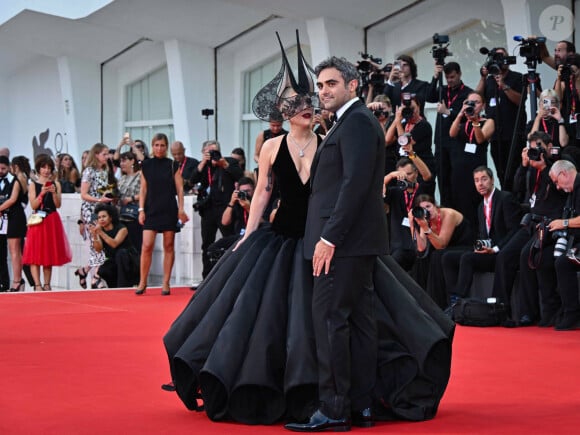 Venise, 81ème Mostra de Venise 2024 - huitième soirée. tapis rouge du film " Joker : folie à deux " Sur la photo : Lady Gaga et son petit ami Michael Polansky