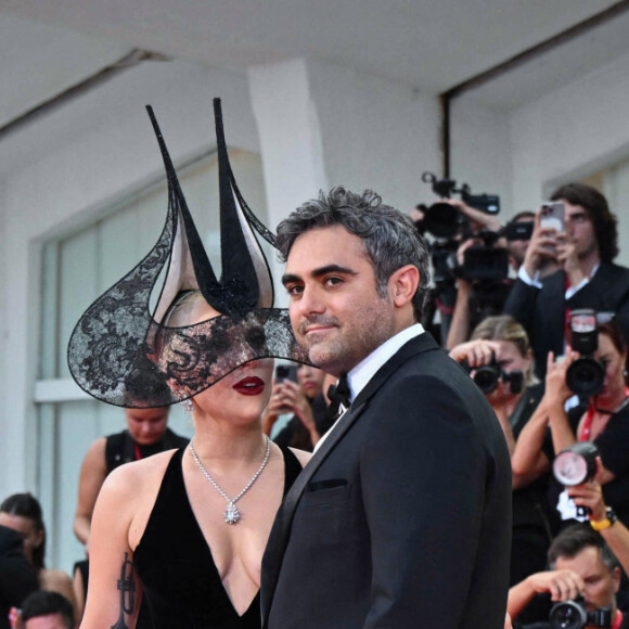 Venise, 81ème Mostra de Venise 2024 - huitième soirée. tapis rouge du film " Joker : folie à deux " Sur la photo : Lady Gaga et son petit ami Michael Polansky