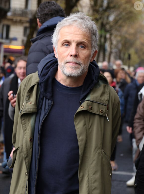 Stephane Guillon - Marche pour la République et contre l'antisémitisme à Paris le 12 novembre. © Denis Guignebourg / Bestimage