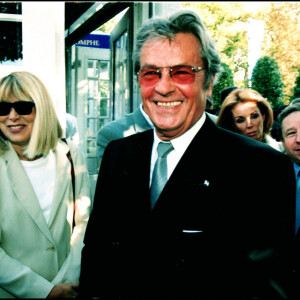 Mireille Darc et Alain Delon.