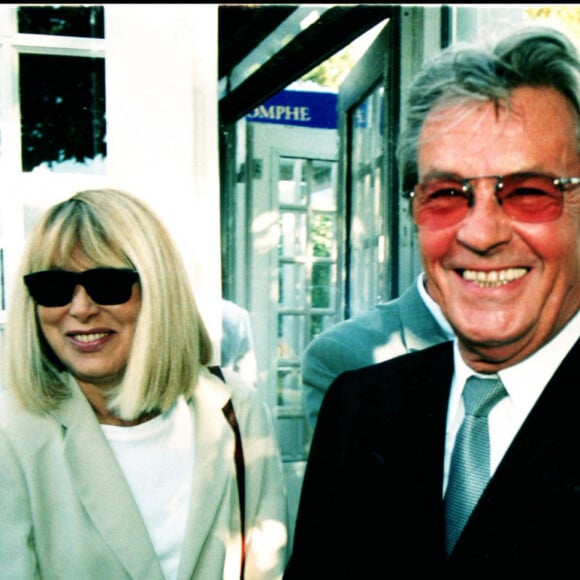 Mireille Darc et Alain Delon.