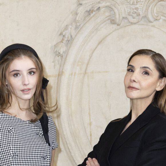 Vittoria de Savoie, Clotilde Courau au photocall du défilé Dior Haute Couture Printemps/Été 2024 dans le cadre de la Fashion Week de Paris (PFW), au musée Rodin à Paris, France, le 22 janvier 2024. © Olivier Borde/Bestimage 