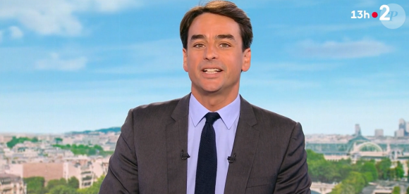 Julian Bugier annonce une bonne nouvelle dans le JT de France 2, le 10 septembre 2024