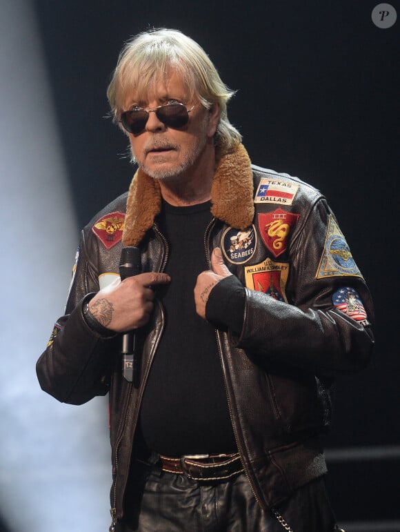 Le chanteur Renaud (Renaud Séchan) (Prix spécial de la Sacem) - Grand Prix Sacem 2018 à la salle Pleyel à Paris présenté par V. Dedienne, le 10 décembre 2018. © Veeren/Bestimage