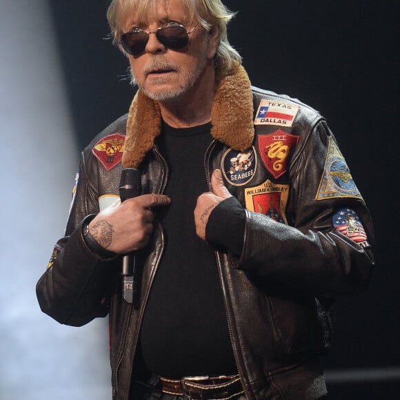 Le chanteur Renaud (Renaud Séchan) (Prix spécial de la Sacem) - Grand Prix Sacem 2018 à la salle Pleyel à Paris présenté par V. Dedienne, le 10 décembre 2018. © Veeren/Bestimage