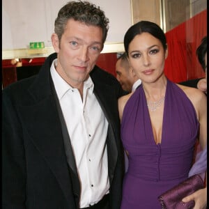 Monica Bellucci et Vincent Cassel à la 34ème cérémonie des César au théâtre du Chatelet.