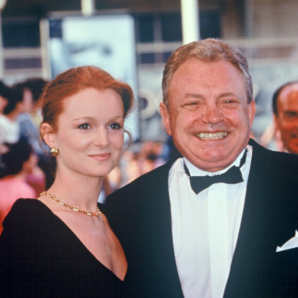 Archives de Jacques Martin et sa femme Céline Boisson lors du Festival de Cannes.