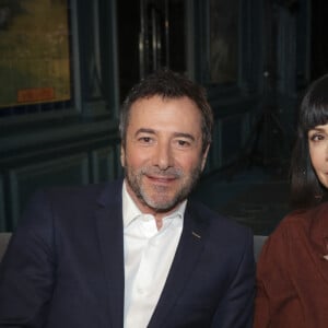 Exclusif - Bernard Montiel, Mathilda May - Enregistrement de l'émission "OlympiaScope", présentée par B.Montiel et diffusée le 4 septembre sur Olympia TV, une chaîne du groupe Canal+ et en replay sur myCANAL. Le 23 avril 2024 © Jack Tribeca / Bestimage 