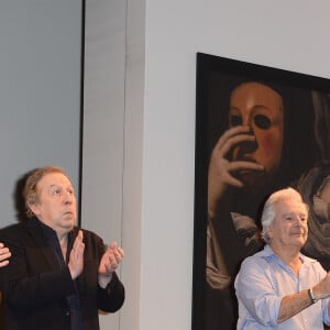 Exclusif - Scène - Bernard Murat, Jean-Michel Dupuis, Pierre Arditi, Evelyne Bouix et Josiane Stoléru - 100ème de la pièce "Le Mensonge" au théâtre Édouard VII à Paris, le 11 décembre 2015. © Coadic Guirec/Bestimage 