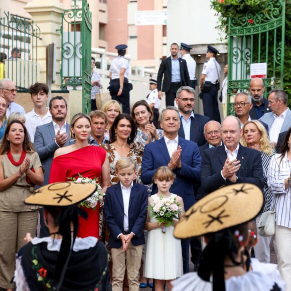 Rentrée scolaire oblige, ils n'ont pas fait ce déplacement avec leurs deux enfants Jacques et Gabriella qui ont repris le chemin de l'école
Traditionnel Pique Nique des Monégasques "U Cavagnetu" dans le Parc princesse Antoinette, en présence du prince Albert II de Monaco et de la princesse Charlene accompagnés par leurs enfants le prince Jacques de Monaco, marquis des Baux, et La princesse Gabriella de Monaco, comtesse de Carladès, à Monaco, le 7 septembre 2024. © Claudia Albuquerque/Bestimage