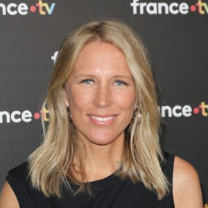 Agathe Lecaron au photocall de la conférence de presse de rentrée de France Télévisions à Paris, France, le 4 septembre 2024. © Coadic Guirec/Bestimage 