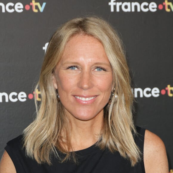 Agathe Lecaron au photocall de la conférence de presse de rentrée de France Télévisions à Paris, France, le 4 septembre 2024. © Coadic Guirec/Bestimage 