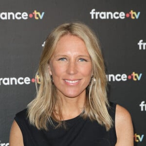 Agathe Lecaron au photocall de la conférence de presse de rentrée de France Télévisions à Paris, France, le 4 septembre 2024. © Coadic Guirec/Bestimage