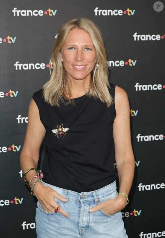 Agathe Lecaron au photocall de la conférence de presse de rentrée de France Télévisions à Paris, France, le 4 septembre 2024. © Coadic Guirec/Bestimage