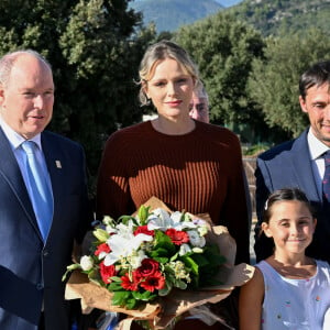 Le prince Albert II de Monaco et la princesse Charlene, présidente de la SPA monégasque, ont inauguré le nouveau refuge de la SPA de Monaco à Peille, le 16 septembre 2024. © Bruno Bebert / Bestimage 