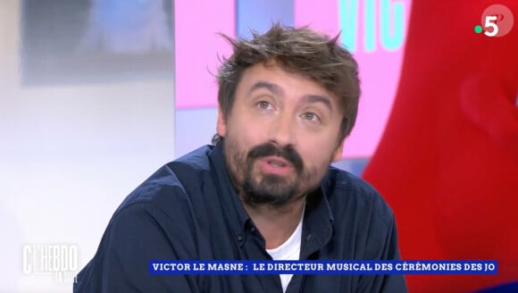 Victor Le Masne, sur le plateau de "C l'hebdo" sur France 5 face à Aurélie Casse.