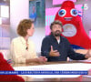 Victor Le Masne, sur le plateau de "C l'hebdo" sur France 5 face à Aurélie Casse.