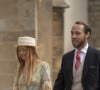 L'entrepreneur a révélé les dessous de cette rencontre fortuite dans son livre Meet Ella : The Dog Who Saved My Life
James Middleton et sa compagne Alizee Thevenet - Mariage de Lady Gabriella Windsor avec Thomas Kingston dans la chapelle Saint-Georges du château de Windsor le 18 mai 2019. 