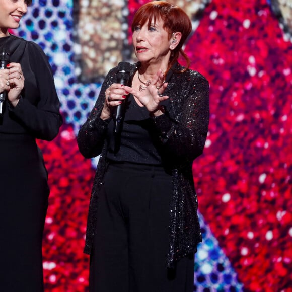 Exclusif - Julia Vignali, Delphine (Barbara) - Enregistrement de l'émission "Voix de stars" présentée par J.Vignali, diffusée le 20 septembre à 21h10 sur France 3 © Christophe Clovis / Bestimage