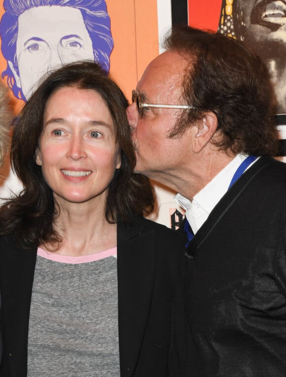 Diane de Mac Mahon et son mari Guillaume Durand - Exposition d'Albert Koski "Rock Art" à la Galerie Laurent Godin à Paris le 3 juin 2019. © Coadic Guirec/Bestimage