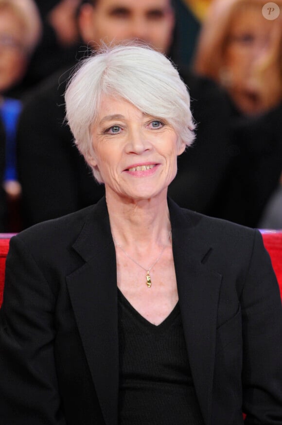Françoise Hardy - Enregistrement de l'émission " Vivement Dimanche" à Paris le 30 Octobre 2012.