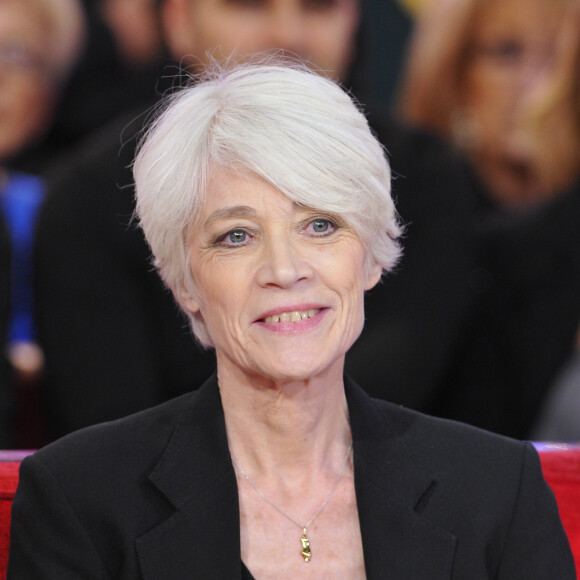 Françoise Hardy - Enregistrement de l'émission " Vivement Dimanche" à Paris le 30 Octobre 2012.
