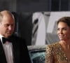 Un amour inconditionnel qui a sans nul doute apporté toutes les forces nécessaires à Kate dans ce long chemin vers la guérison 
Le prince William, duc de Cambridge, Catherine Kate Middleton, duchesse de Cambridge - Avant-première mondiale du film "James Bond - Mourir peut attendre (No Time to Die)" au Royal Albert Hall à Londres le 28 septembre 2021.