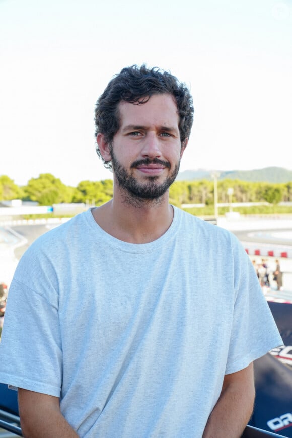 Exclusif - Victor Belmondo lors du marathon Karting Jules Bianchi (jour 1) au circuit Paul Ricard au Castellet, France, le 6 septembre 2024. © Anne-Sophie Guebey via Bestimage