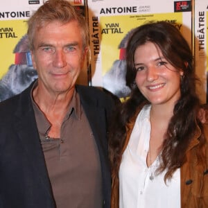 Lui qui pour rappel a déjà une fille 
Exclusif - Philippe Caroit et sa fille Blanche - Générale de la Pièce " Vidéo Club " au Théâtre Antoine à Paris. Le 27 Septembre 2023. © Bertrand Rindoff / Bestimage 