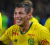 L'attaquant argentin a perdu la vie dans un crash en avion en janvier 2019
 
Emiliano Sala lors du match contre le FC Toulouse ( 4-0 , Sala auteur d'un triplé ) au Stade de la Beaujoire - Louis Fonteneau , le 20 octobre 2018. © Pierre Perusseau/Bestimage