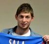 Il a également demandé une majoration de 5 %, soit 85 000 euros pour retard de paiement
 
Emiliano Sala sous les couleurs du club de Caen en 2015.