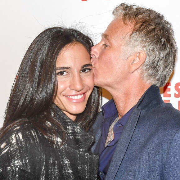 Franck Dubosc et sa femme Danièle - Avant-première du film "Les tÍtes de l'emploi" au complexe cinématographique parisien Gaumont-Opéra à Paris, France, le 14 novembre 2016. © Pierre Perusseau/Bestimage