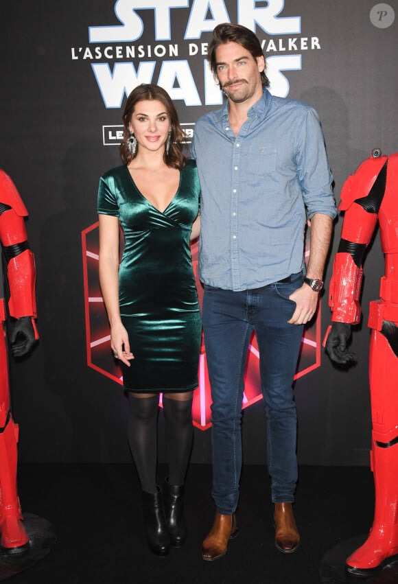 Camille Lacourt et sa compagne Alice Detollenaere (Miss Bourgogne 2010) - Avant-première du film "Star Wars : L'ascension de Skywalker" au cinéma Le Grand Rex à Paris, le 17 décembre 2019. © Coadic Guirec/Bestimage