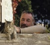 Philippe Noiret était tombé amoureux d'une maison située à Turcy.
Archives - En France, Philippe Noiret dans son domaine de Turcy.